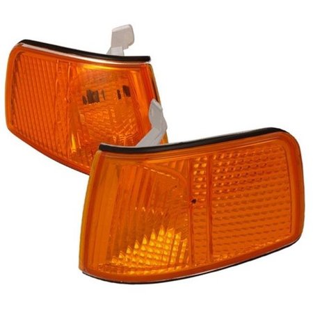 OVERTIME Corner Lights for 90 to 91 Honda CRX; Amber - 10 x 10 x 12 in. OV18282